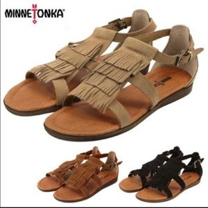 Minnetonka Moccasin Fringe Sandal